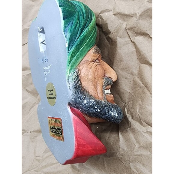 GORGEOUS BOSSONS VTG CHALKWARE HEAD CONGLETON ENGLAND - PUNJABI - Picture 5 of 8